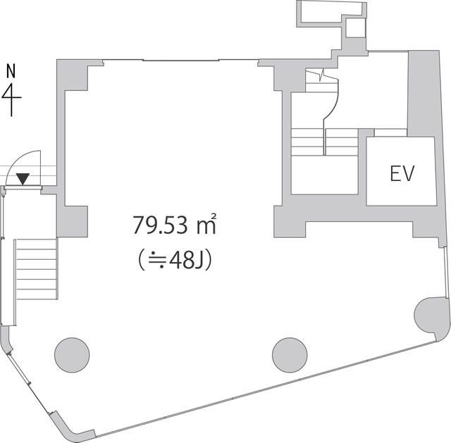 【世田谷区・尾山台駅徒歩13分】飲食店可！24.06坪のスケルトン物件　都道沿い・24時間利用可　エレベーター完備